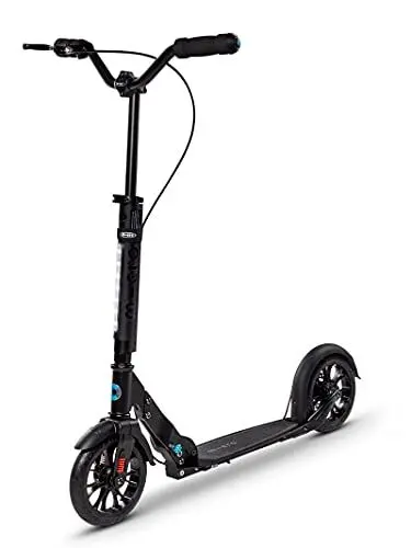 Produktbild: Micro Mobility Metropolitan Deluxe Scooter, schwarz, Altersgruppe: Erwachsene, Belastbarkeit: 100 kg, SA0212 Trittbrett: 12 x 33 cm