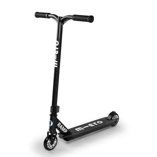 Produktbild: Micro™ Stuntscooter Ramp | Das Original | Extra Leichter Freestyle Scooter | Breite T-Bar – One-Piece aus Chromstahl | Stunt Scooter | Extrem robust