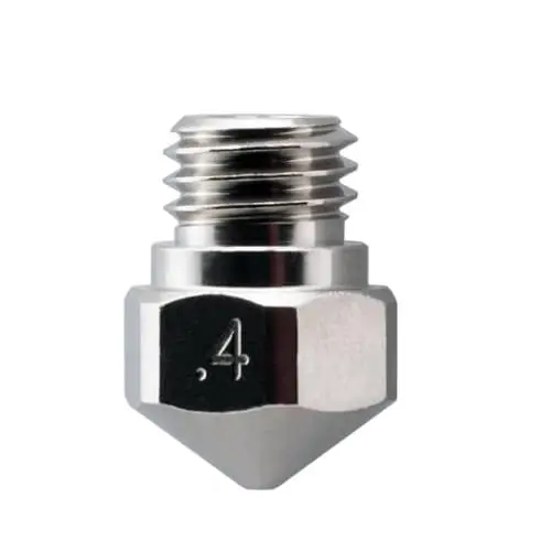 Produktbild: Micro Swiss Plated Wear Resistant Nozzle MK10 FlashForge, Dremel, PowerSpec, Wanhao, Monoprice, Cocoon Create 0.4mm