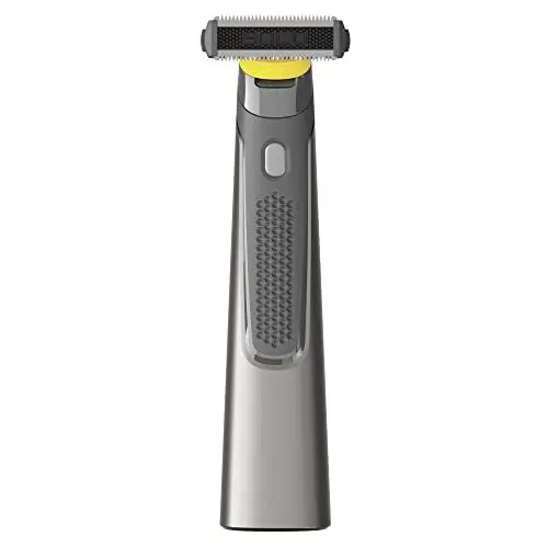 Produktbild: Micro Touch Titanium Solo – elektrischer Rasierer für Bart und Körperhaar – 3 Klingen – trimmen, stylen & rasieren - Akku Bartschneider/Trimmer