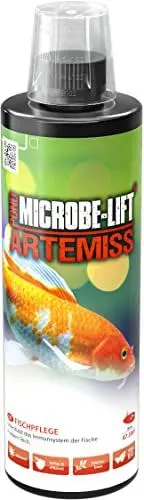Produktbild: Microbe-Lift Pond Artemiss - 473 ml - Natürliches, kräuterbasiertes Pflegepräparat, stärkt Fischimmunsystem in Teichen, sichere und effektive Unterstützung.