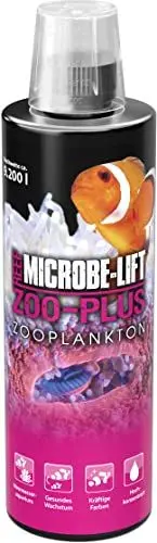 Produktbild: Microbe-Lift Zoo-Plus - 473 ml - Hochwertiges, konserviertes Futterplankton fördert die Gesundheit von Korallen und Fischen in Meerwasseraquarien.
