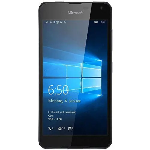 Produktbild: Microsoft Lumia 650 Smartphone (5 Zoll (12,7 cm) Touch-Display, 16 GB Speicher, Windows 10) schwarz