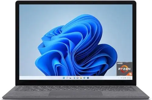 Produktbild: Microsoft Microsoft Surface Laptop 4, 13,5 Zoll Laptop (Ryzen 5, 8GB RAM, 256GB SSD, Win 11 Home) Platin