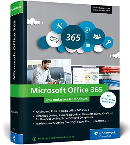 Produktbild: Microsoft Office 365: Das umfassende Handbuch für Administratoren. Für alle Business- und Enterprise-Editionen geeignet