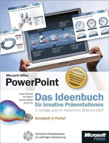 Produktbild: Microsoft Office PowerPoint - Das Ideenbuch für kreative Präsentationen, 2. Auflage, jetzt für PowerPoint 2000 bis 2007