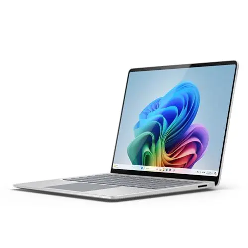 Produktbild: Microsoft Surface Laptop | Copilot+ PC | 15” Touchscreen | Snapdragon® X Elite (12 Kerne) | 16GB RAM | 256GB SSD | neuestes Modell, 7. Edition | Platin