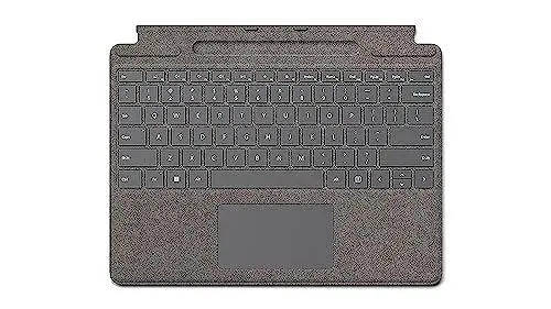 Produktbild: Microsoft Surface Pro 8 / 9 / X Signature Keyboard Platin