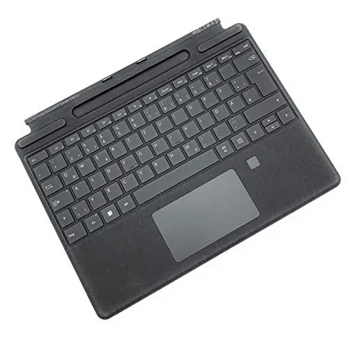 Produktbild: Microsoft Surface Pro 8 / 9 / X Signature Keyboard Schwarz mit Fingerprintreader