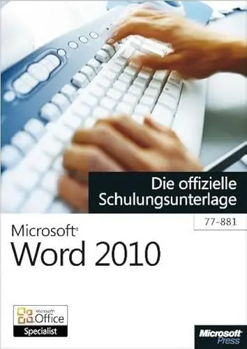 Produktbild: Microsoft Word 2010 - Die offizielle Schulungsunterlage (77-881)