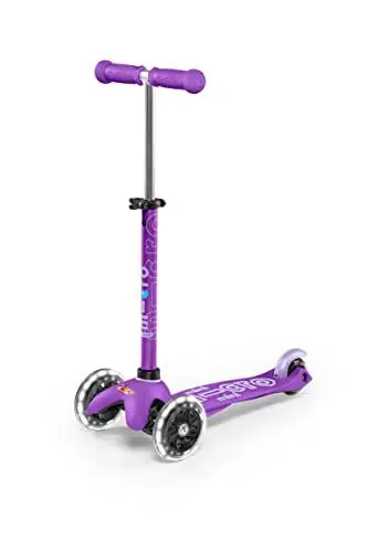 Produktbild: Micro™ Mini Deluxe LED | Kickboard mit LED-Vorderrollen | Lenken durch Gewichtsverlagerung | mitwachsender Lenker höhenverstellbar | ab 2 J. | Kickboard in 7 Farben erhältlich