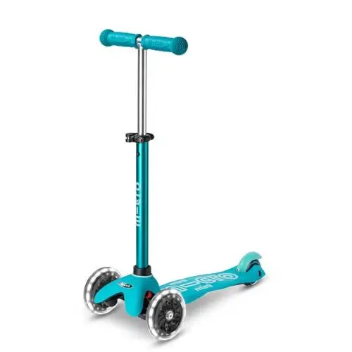 Produktbild: Micro™ Mini Deluxe LED | Kickboard mit LED-Vorderrollen | Lenken durch Gewichtsverlagerung| mitwachsender Lenker höhenverstellbar | ab 2 J. | Kickboard in 7 Farben erhältlich