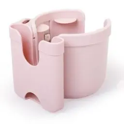 Produktbild: Micus- Getränkehalter kinderwagen, becherhalter kinderwagen, cup holder kinderwagen, flaschenhalter kinderwagen, handyhalterung kinderwagen, kinderwagen zubehör (2-in-1-Getränkehalter, Rosa)