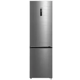Produktbild: Midea MDRB521MIC46A Kühl-/Gefrierkombination/No Frost/WiFi-Steuerung/Inverter Kompressor/201 cm hoch / 59,5 cm breit /70 cm tiefe/177 kWh/Jahr/256 L Kühlteil/122 L Gefrierteil, Front Inox