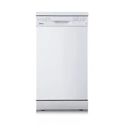 Produktbild: Midea SF 3.45NW PRO Geschirrspüler 45 cm Freistehend und Unterbaufähig, 9 Maßgedecke, Spülmaschine mit WLAN, 5 Programme, Höhenverstellbarer Oberkorb, 47 dB, Weiß