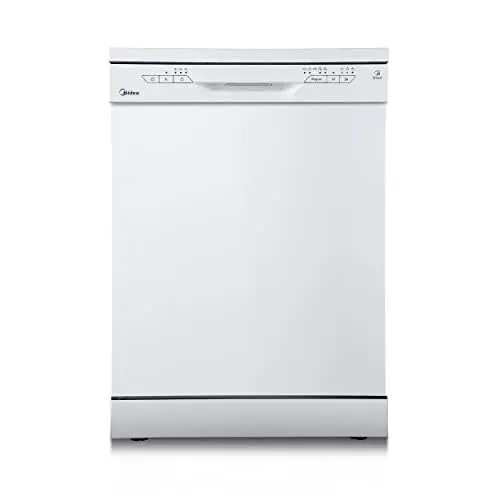 Produktbild: Midea SF 3.60NW PRO Geschirrspüler, 14 Maßgedecke, Spülmaschine mit WLAN, Geschirrspüler Freistehend Unterbaufähig, 5 Reinigungsmodi, 47 dB, 3/6/9h Startzeitvorwahl, Weiß