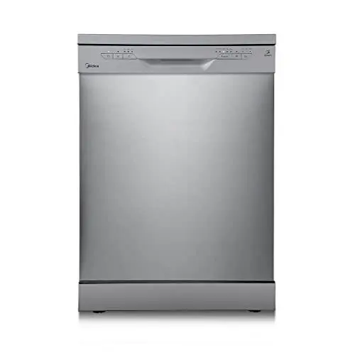Produktbild: Midea SF 3.60N PRO Geschirrspüler, 14 Maßgedecke, Spülmaschine mit WLAN, Geschirrspüler Freistehend Unterbaufähig, 5 Reinigungsmodi, 47 dB, 3/6/9h Startzeitvorwahl, Inox, Silber