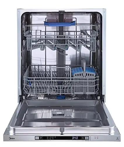 Produktbild: Midea SV 4.60 wi Geschirrspüler Vollintegriert 60cm, 14 Maßgedecke, 8 Programme, Automatische Türöffnung, LED Display, Leise, Vollwasserschutz, Spülmaschine Unterbaufähig