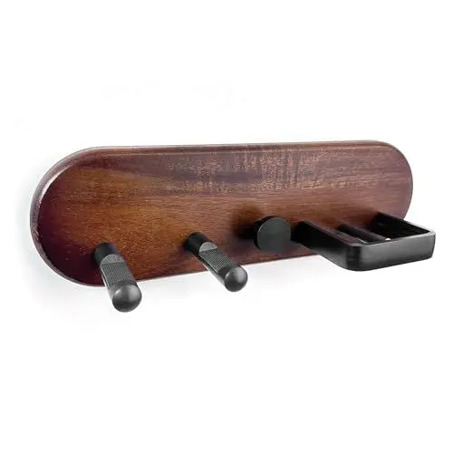 Produktbild: MidingChai Fönhalter Ohne Bohren, Föhnhalter Wand Ohne Bohren, Föhn Halterung mit Steckerhalter & Aufbewahrung mit Kabelhalter und Ablagefach Passen die Meisten Haartrockner (33 * 10 * 8CM)