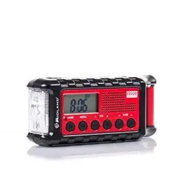 Produktbild: Midland ER300 multifunktionales Emergency Kurbel-Radio, Powerbank, AM/FM-Funkempfänger, Dynamo-Taschenlampe, wiederaufladbare Akkus, USB-Kabel, C1173