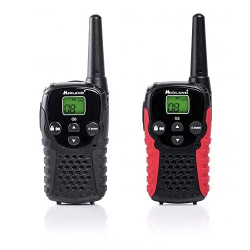 Produktbild: Midland G5-C Radio/Walkie-Talkie, Schwarz/Rot