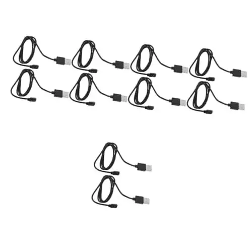 Produktbild: Mikikit 10 Stk Ladekabel anschauen Ersatzkabel USB-Ladekabel magnetisch multi charging cable schnellladekabel magnetisches Ladekabel USB-Magnetladekabel Magnetkraft Datenleitung Abs