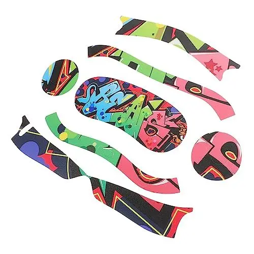 Produktbild: Mikikit 1 Blatt Pico 4 Aufkleber Zubehör Für Vr-Brillen Vr-Headset-Aufkleber Vr-brillenhaut Vr-Brille Wickelt Die Haut EIN Vr-Brille Liefern Vr-Headset-Skin 3D Kopfhörer PVC Spielkonsole