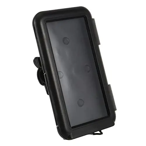 Produktbild: Mikikit 1 Stück Telefonhalterung Für Motorradlenker Robuster Telefonhalter Aus Kunststoff Stabile Rückspiegelhalterung Fahrradtelefonhalterung