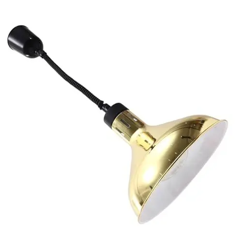 Produktbild: Mikikit 1 Satz Lebensmittel Wärmelampe heizlampe wärmelampen Practical Heat lamp Telescopic Heat lamp Food Store Heat lamp bühelperlen Heizung Wärme Lampe Grilllicht Leuchter Buffet Metall