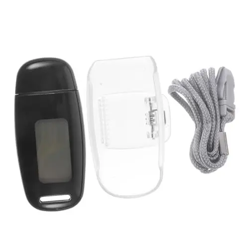 Produktbild: Mikikit Schrittzähler Lauf-gehzähler Tragbarer Schrittzähler Pedometer Passometer Vollbildanzeige Fitness Schritte Zählen Outdoor Benutzerfreundlich Langlebig Leicht Mitführbar