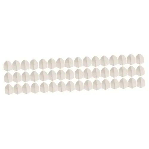 Produktbild: Mikikit 200 Stk Guardrail Schutzhut laufgitter zubehör zaunpfosten abdeckung Zaunabdeckung 2x2 Zaunpfostenkappen Abdeckungen für Zaunpfähle Postabdeckung Quadrat Säulenkappe Blumenbeet