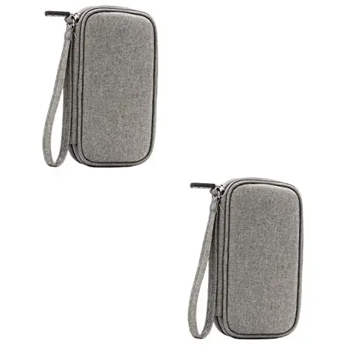 Produktbild: Mikikit 2St U Disk u Schild Speicher ba Elektronik-Organizer Organizer-Taschen für die Reise Aufbewahrungsbeutel Kopfhörerständer Headset-Ständer tragbare Tasche für Flash-Laufwerke USB