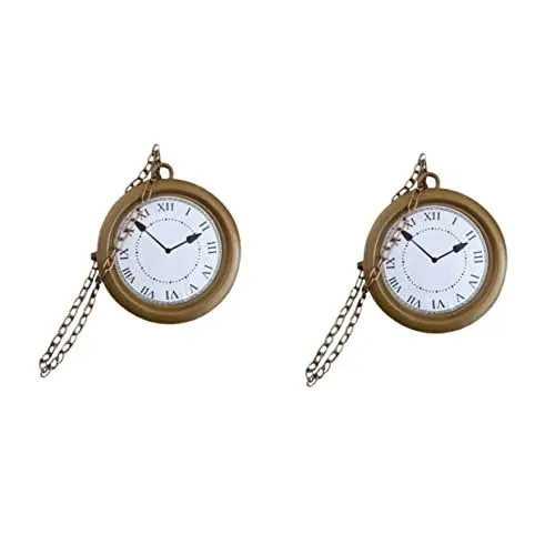 Produktbild: Mikikit 2 STK Wanduhr Wohndeko-Uhr Badezimmer Uhr Wohnkultur Requisiten Büro Mode
