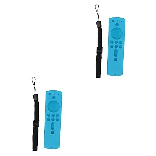 Produktbild: Mikikit 2 Sets Tv-Controller-Abdeckung Für 4k Schutzhülle Fernbedienung Zubehör Hängeseil Einfache Installation