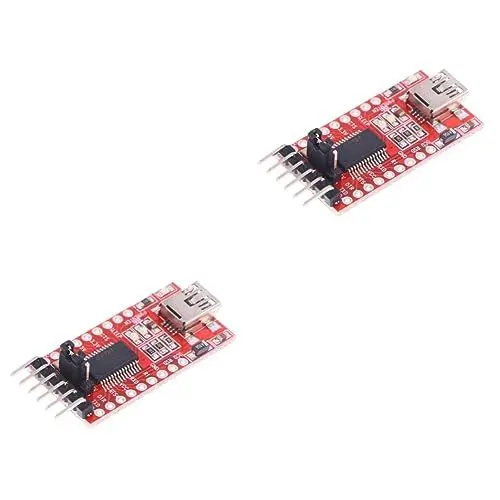 Produktbild: Mikikit 2 Stücke Serielle Adapter Modul Für 3 3 V/5 5 V Geräte Chipsatz 36 * 17 5mm Über