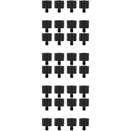 Produktbild: Mikikit 4sets Praktische Mikrofon Rack Schrauben Mikrofon Halterung Für Kamera Schwarz Mikrofon Schrauben 8 Stücke * 4
