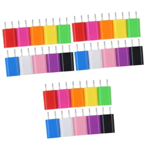 Produktbild: Mikikit 3St Charger Handyladegerät USB-Ladegerät mit Mehreren Anschlüssen USB-Ladestation Multi-USB-Ladegerät USB Handy ladegerät
