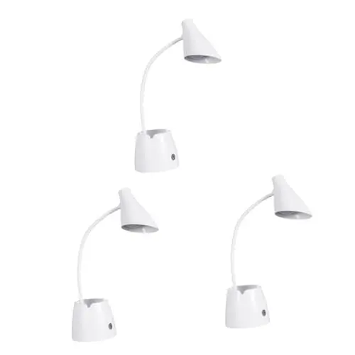 Produktbild: Mikikit 3St arbeitsleuchte arbeitsplatzleuchte Schreibtischlampen für das Home Office Tischlampen zum Tischleuchten für den Schreibtisch schreibtischlampe kinder nachts Lernlampe LED