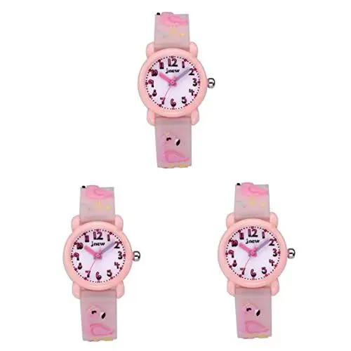 Produktbild: Mikikit 3 STK Für Kinder Ansehen wasserdichte Kinderuhr Kinderuhren Entzückende Uhr Armbanduhr Modeuhr Für Kinder Geschenk 3D Mädchen