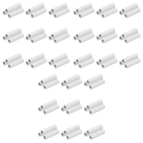 Produktbild: Mikikit 60 STK Lampenanschluss Anschluss Für Led-Lampe Led-röhre Anschlüsse Für Led-leuchten 3-poliger Weiblicher Lampenadapter Stecker Für Leuchtstofflampen PVC Weiß Lichtröhre T5 Zubehör