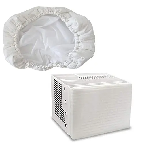 Produktbild: Mikikit -abdeckung Lüfter Windschutzscheibe Doppelte Isolierung Indoor-klimaanlage Fall für Zuhause