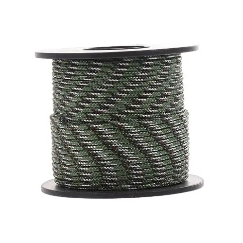 Produktbild: Mikikit 31m Reflektierendes Campingseil Zeltfixseil Für Outdoor-aktivitäten Wetterfest Und Leicht Für Wandern Und Camping Militärgrün