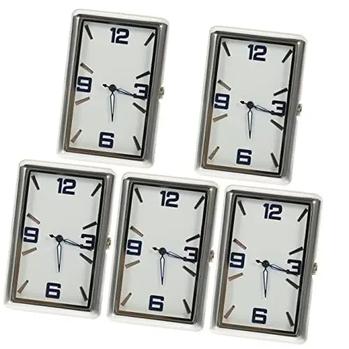 Produktbild: Mikikit 5st Auto Selbstklebende Uhr Armaturenbrettabdeckung Dashboard Selbstklebende Uhr Kleine Digitaluhr Uhr Für Das Armaturenbrett Auto Fluoreszierende Uhr Kleine Uhr