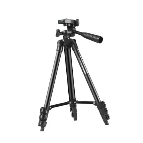 Produktbild: Mikikit Kamerastativ Mini Tripod Für Smartphone Und Projektor Multifunktionales Streaming Stativ Tragbar Für Outdoor Aktivitäten Und Angeln