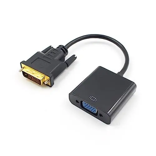Produktbild: jojofuny Dvi-auf-adapter Dvi-d 25 Auf Buchse Konverterkabel Für Pc-display Videoadapter (schwarz)