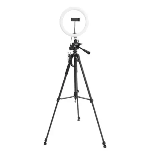Produktbild: Mikikit Selbstleuchtende Lampe Make-up Licht 360 ° Drehbare Licht Stativ für Fotografie