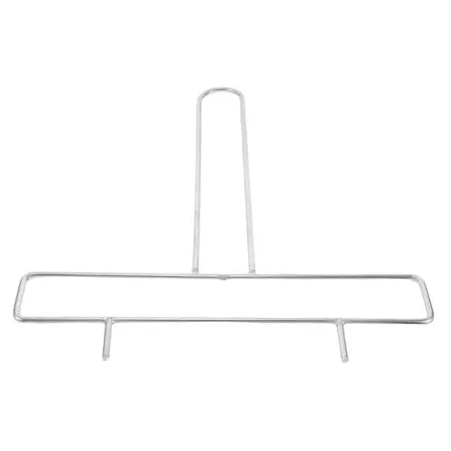 Produktbild: Mikikit Grillspieß-kabob-halter Für Schaschlikspieße, Edelstahl, Kompatibel Mit Holz, Rundstahl, Flach- Oder Bambusspießen, Universal-halterung Für Grill, Grillzubehör, Silber