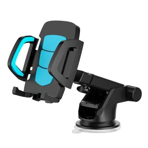 Produktbild: Mikikit Handyhalterung Auto Mit Saugnapf - 360° Drehbare Und 270° Verstellbare Smartphone Halterung FüR Armaturenbrett, Windschutzscheibe Und Schreibtisch, Geeignet FüR 5,3-8,3 cm Breite Telefone