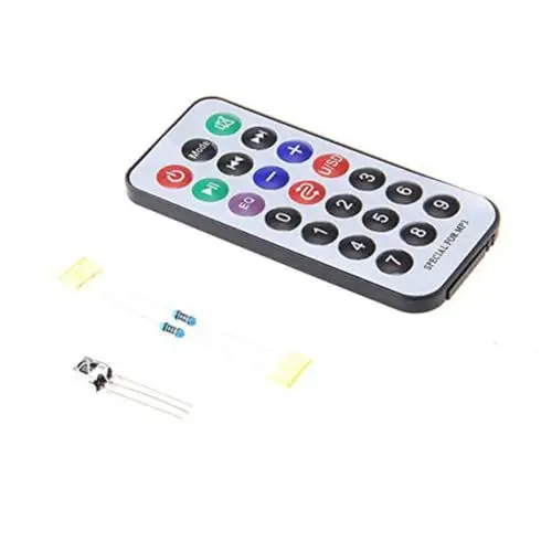 Produktbild: Mikikit Ir-fernbedienungszubehör Drahtlose Fernbedienung Drahtloses Ir-modul Wireless-Kits Infrarot-Fernbedienung Kabellos Suite