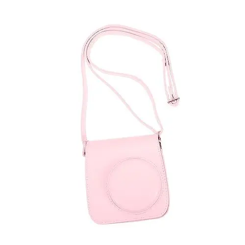 Produktbild: Mikikit Kameratasche Aus Leder Kameratasche Für Mini 7+ Verstellbare Kameratasche Kamera Schultertasche Schutz Für Mini 7+ Kamera Minikameras Mini7 Umgekehrtes Futter Handtasche
